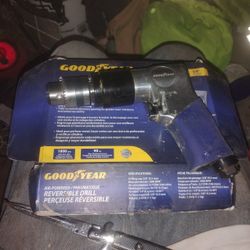 New Open Box Goodyear Air Powered Reversible Drill