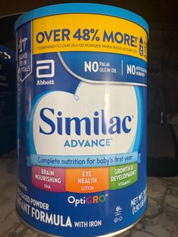 Blue Similac Advance