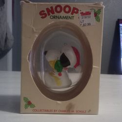 1972 Snoopy Christmas Tree Ornament