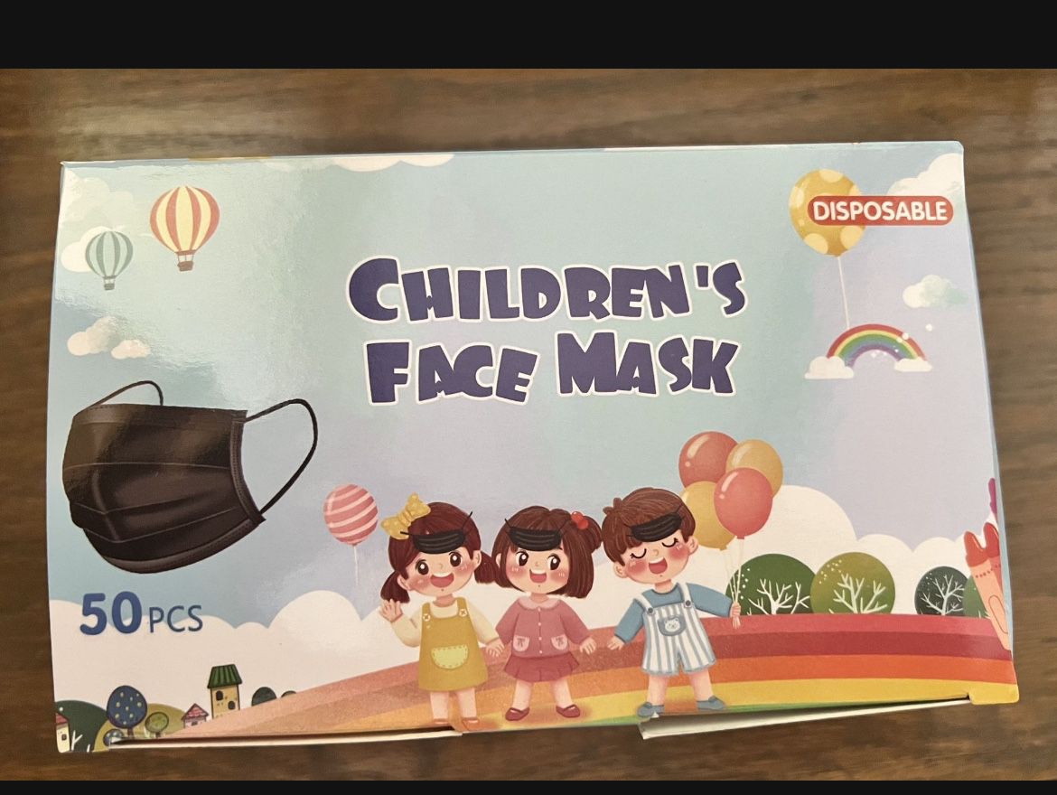 Face masks kids disposable