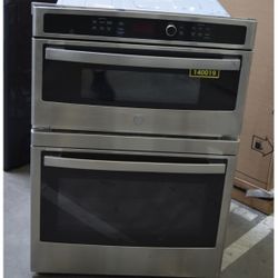 Stainless Steel GE 30” Microwave Oven Combo Electric New In Box