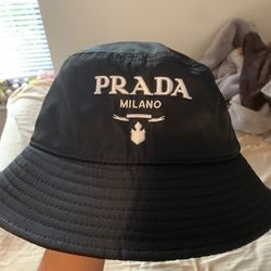 Prada Re-Nylon Bucket Hat - Black (Designer Luxury)
