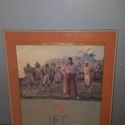 Tx Long Horns 1987 Poster / Signed By Eric Metcalf # 2
