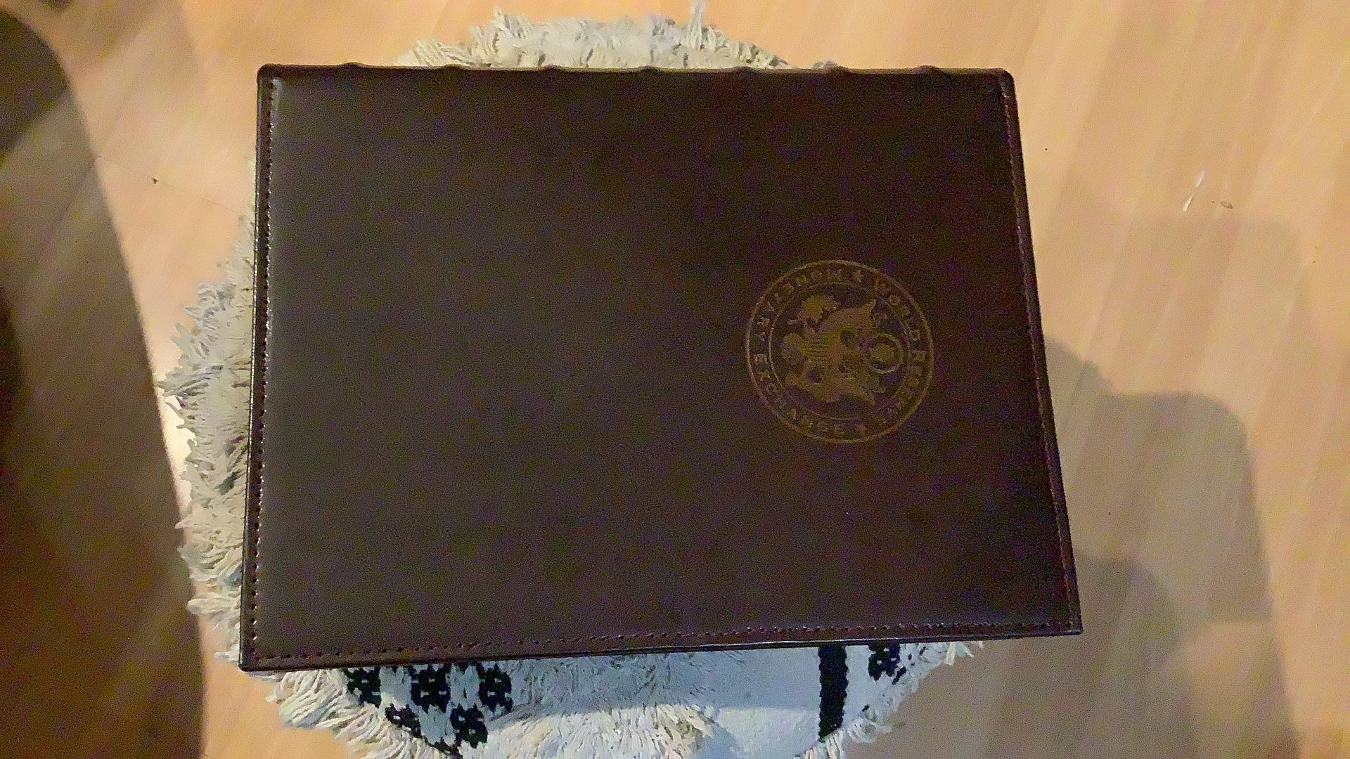 World Reserve Monetary Exchange Official /Leather Money Ledger