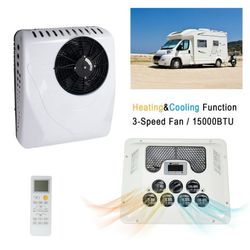 Brand new sealed in the box 12V 15000 BTU Rooftop Air Conditioner for Motorhome RV Camper Truck Caravan(E322)