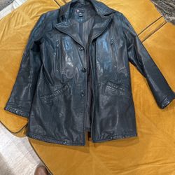 Diesel Men’s Leather Coat XL