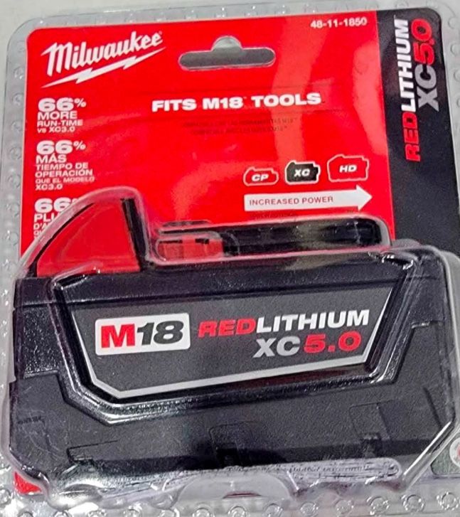 Milwaukee 5.0 Battery