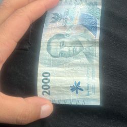 2000 Bill From Negara Indonesia 