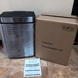 HOMCOM automatic motion sensor touchless trash can. 
