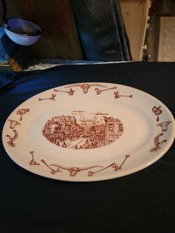 Small Western Scene Plater