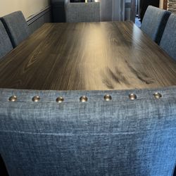 Table , Chairs(6) and Bar Stools(4) For Sale .