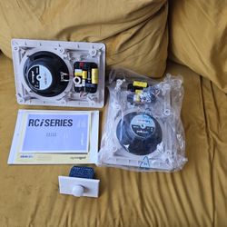 Set Of 2 Polk Audio Speakers With Wall Switch