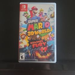 🍄Super Mario 3D World + Bowser’s Fury - Nintendo Switch & Switch 2 – Great Condition 🍄