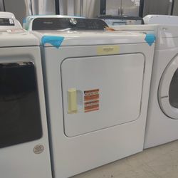 New Whirlpool - 7.0 Cu. Ft. Whirlpool® Top Load Electric Dryer with Moisture Sensor - White