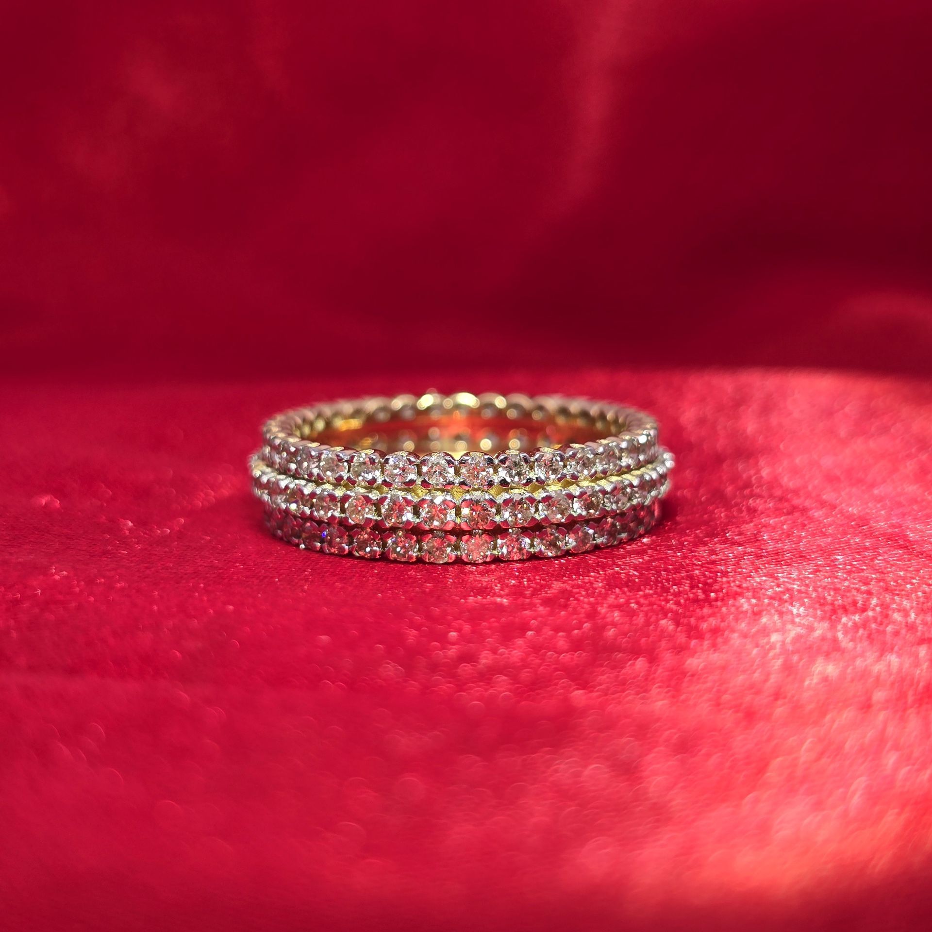 10k Yellow Gold Diamond Round Band 2.75 ctw