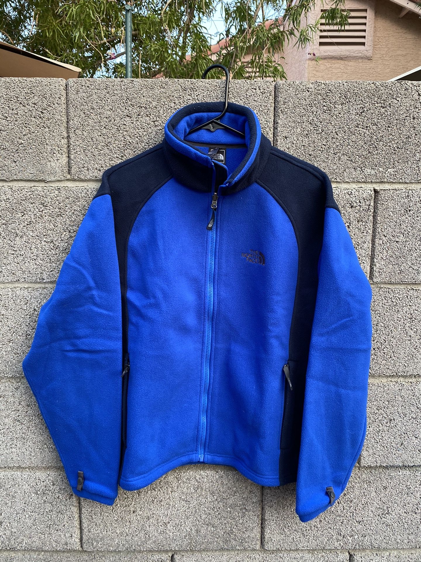 The North Face Blue Full Zip Mens Fleece Jacket S
