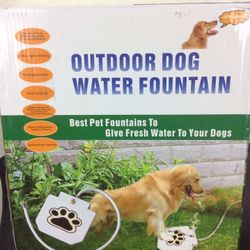 Outdoor Dog Water Fountain