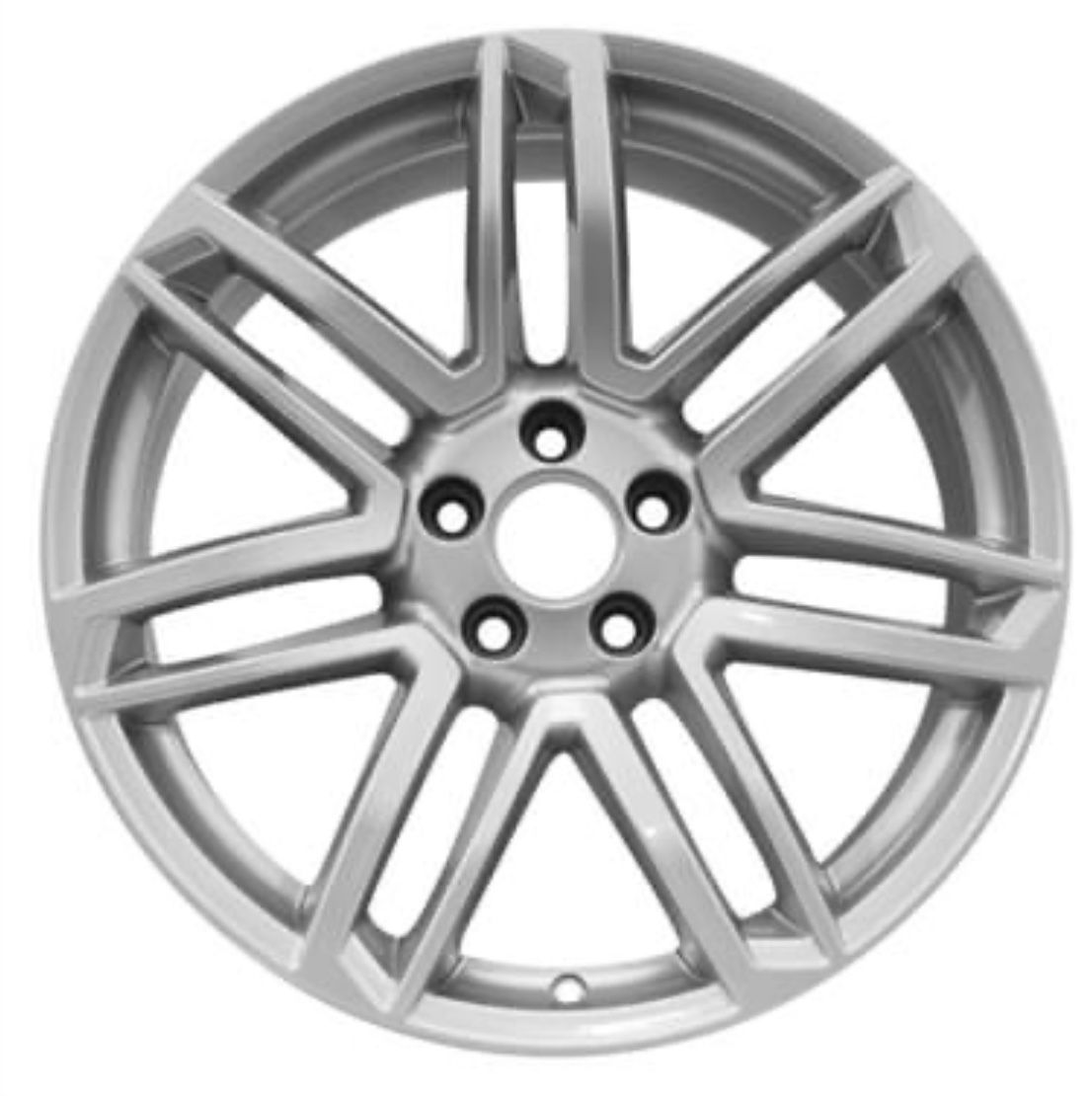 Audi OEM Original Alloy 19” x 19” 7 Double-Spoke Wheels Rims and Tires 255/35ZR19