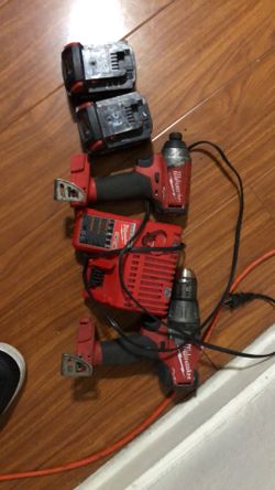 Milwaukee brushless drills set