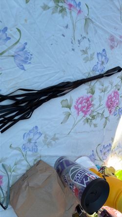 Faux leather sex whip