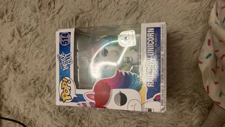 INSIDE OUT RAINBOW UNICORN FUNKO POP