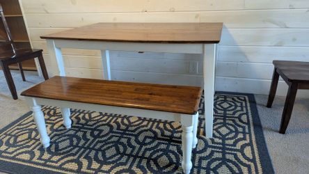 Table and Bench