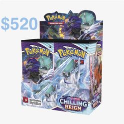 Chilling Reign Booster Box w/ Case 