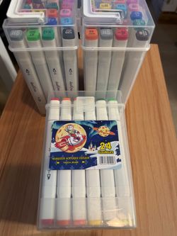 Touch Jeune 24-Color Acrylic Marker Set