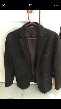 Leather jacket size 38 R for men