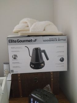 Elite Gourmet Digital 1L Gooseneck Kettle