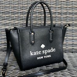 Kate Spade Pebbled Leather Small Tote black