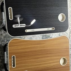 Coffee table, small table for breakfast in bed, student table, student desk, desk with USB