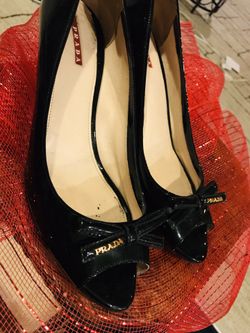 Prada patent leather shoes