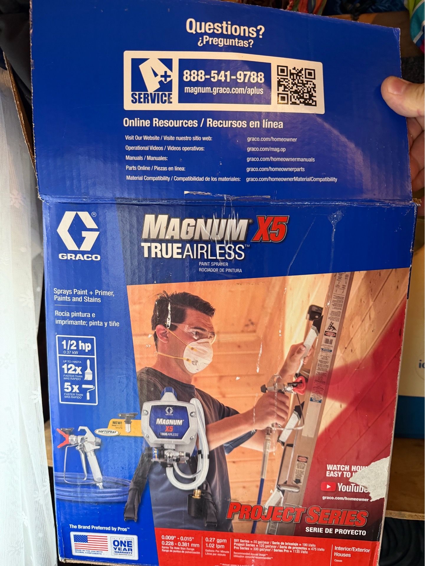 Magnum x5 true airless paint sprayer