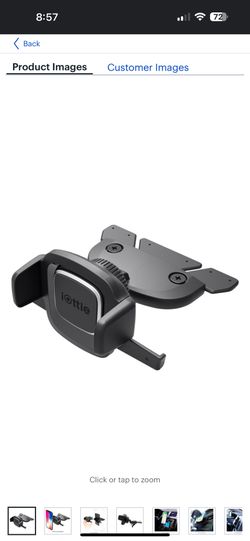 iOttie - Easy One Touch 4 CD Slot Mount for Mobile Phones - Black