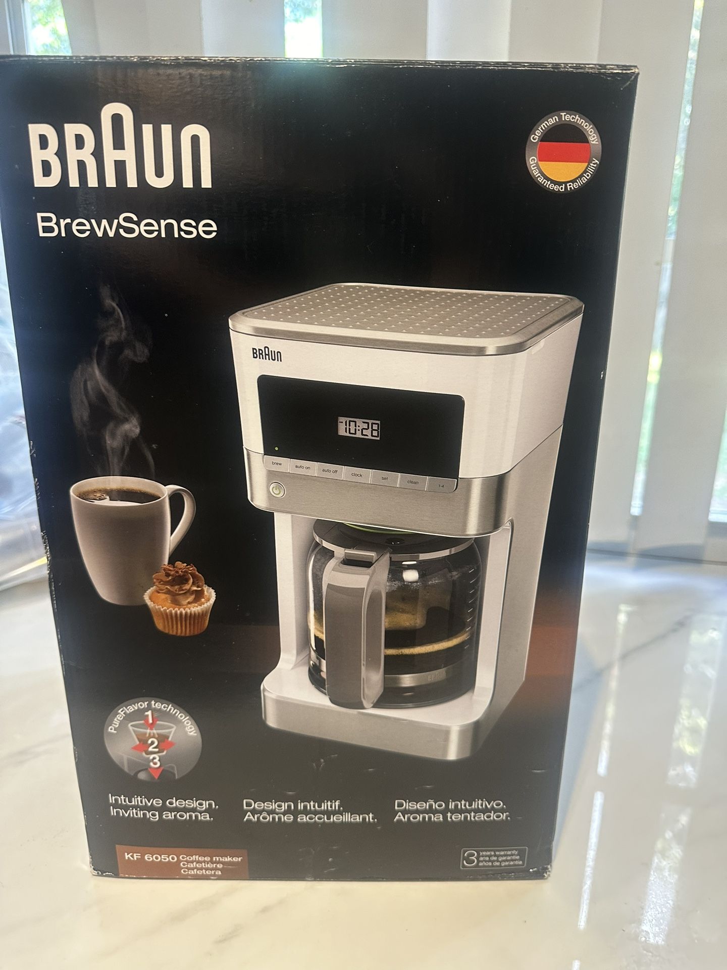 Braun KF 6050 WH BrewSense Coffee Maker Brand New‼️❗️