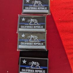 California Velcro Patch 4 Pcs 
