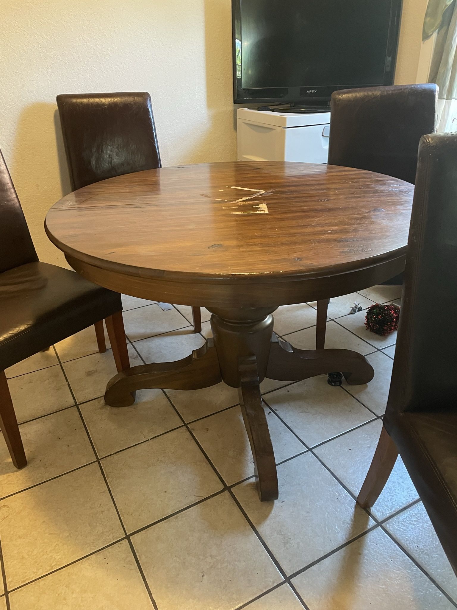 Pottery Barn Breakfast Table With Leaf