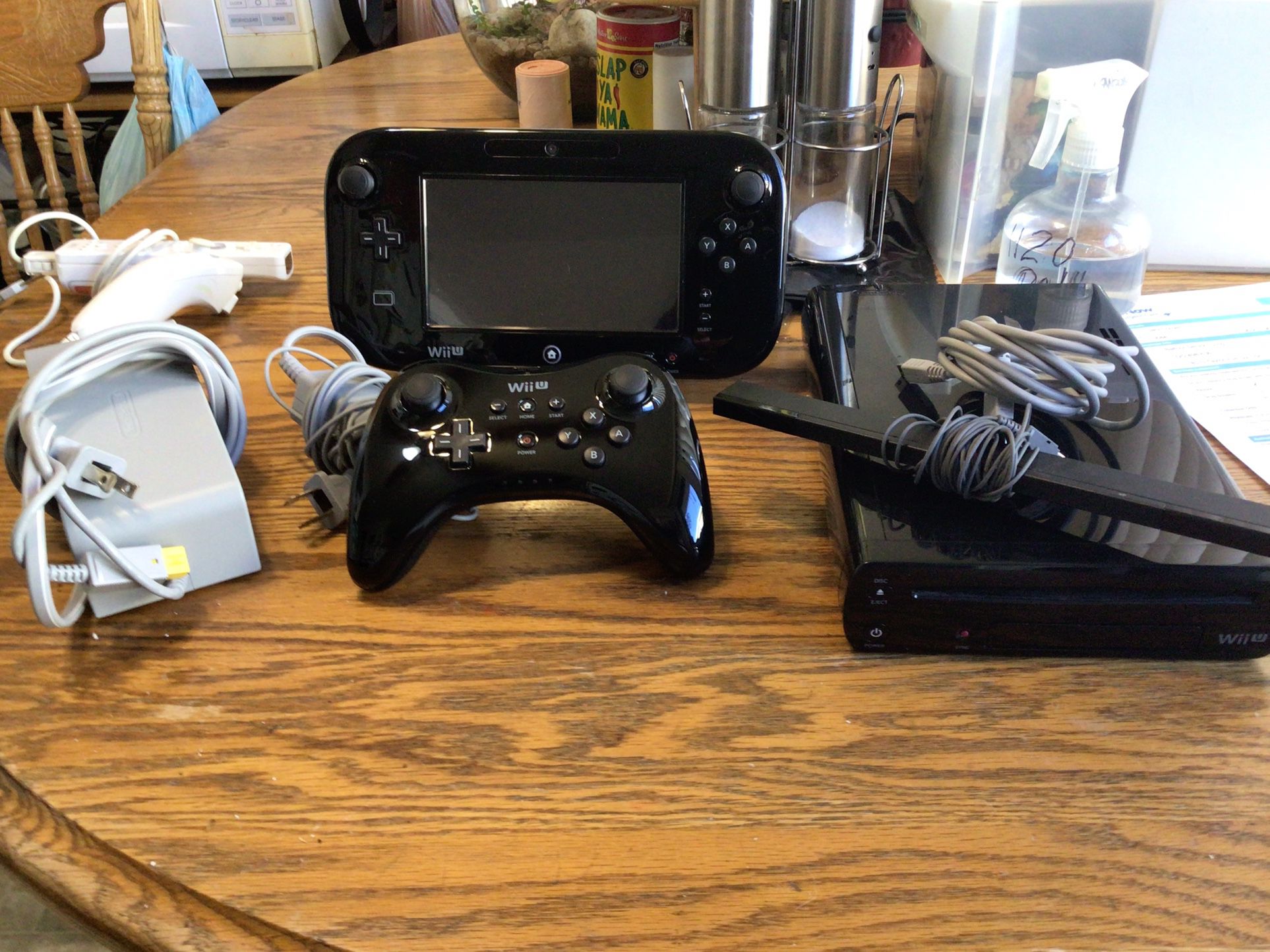 Wii U Bundle Games And Cords Included