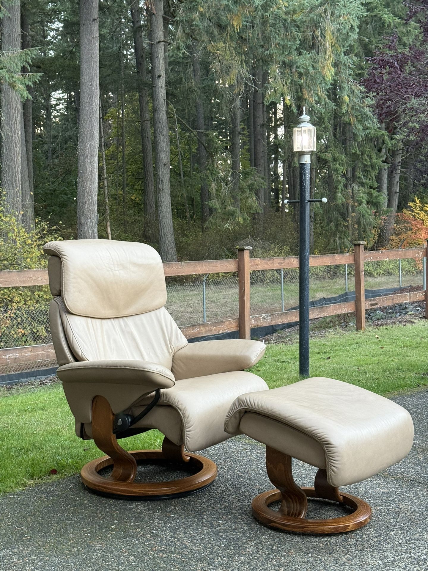 Ekornes Stressless  Chair And Ottoman