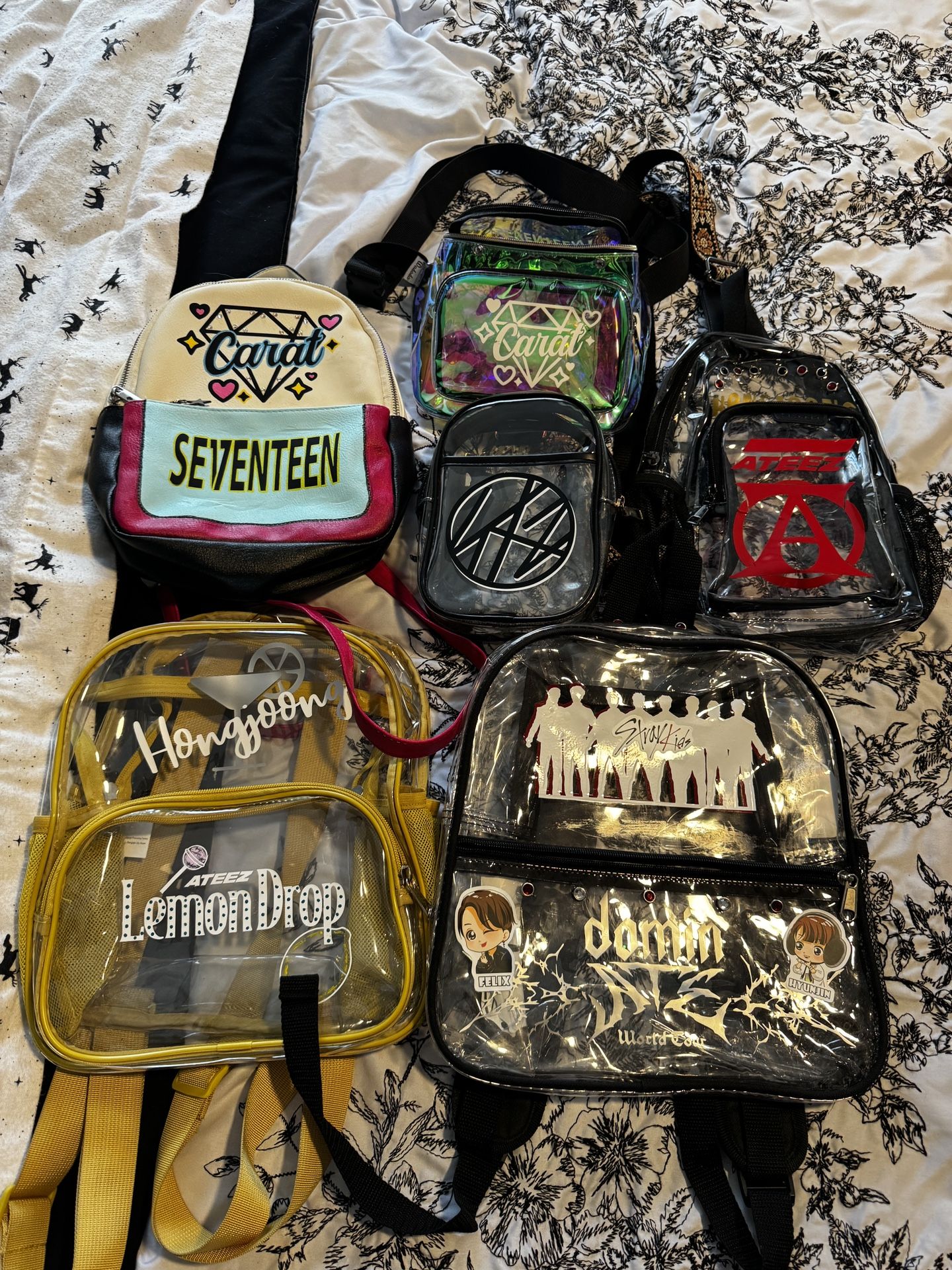 Concert bags $20 Each Kpop Arena Clear