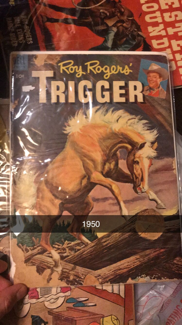 1950 trigger western comic