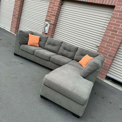 really nice gray sectional couch