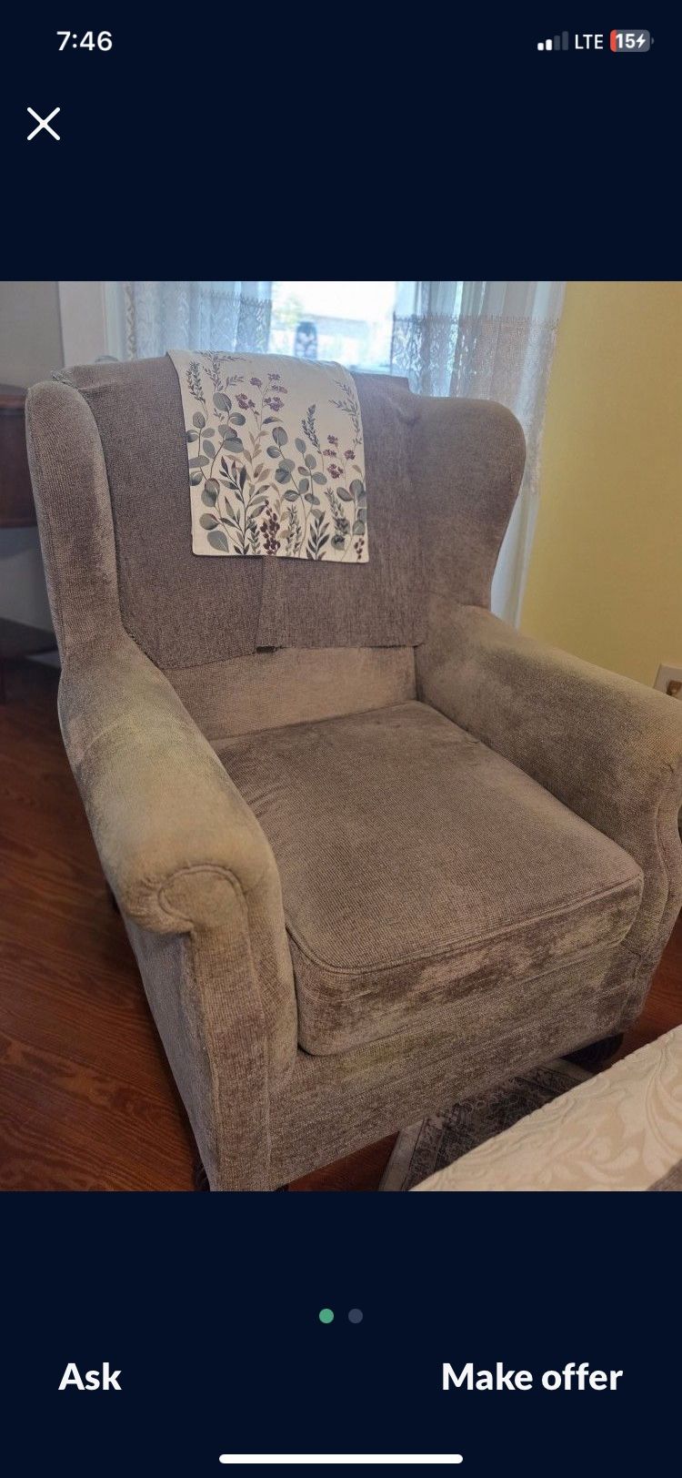 Beautiful Love Seat And Couch Sold Separately (ask About Prices)