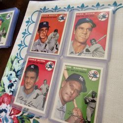New York Yankees Topps Archives Baseball Cards Lot 