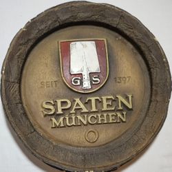 Spaten Beer Barrel Bar Decor