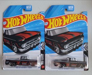 Hot Wheels Custom '62 Chevy Pickup Lot of 2
