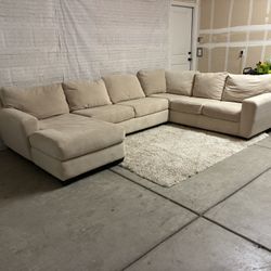 Beige Sectional Sofa