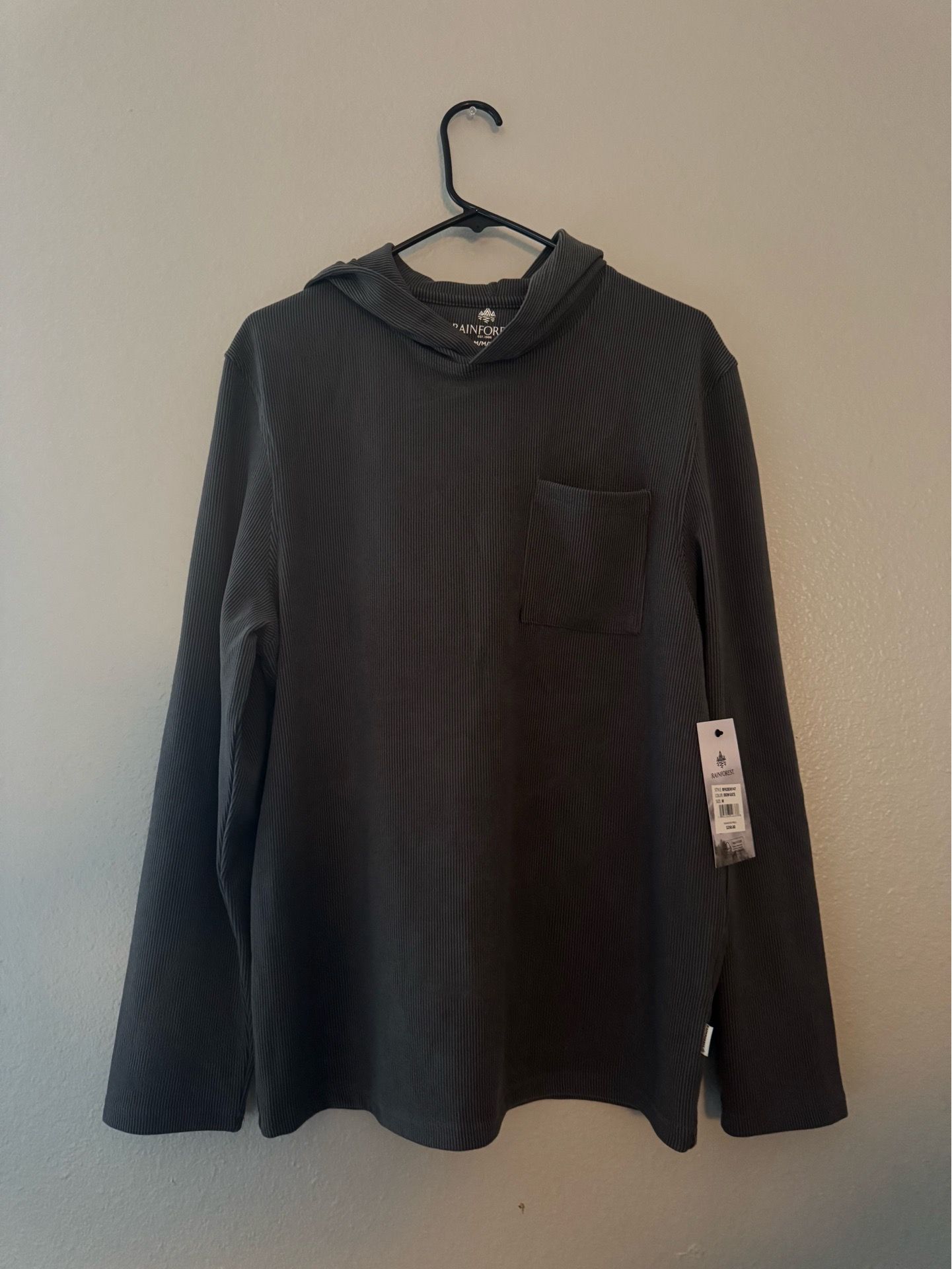 RAINFOREST. Brand New Undershirt with Hood