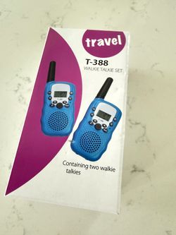 Containing two walkie talkies
